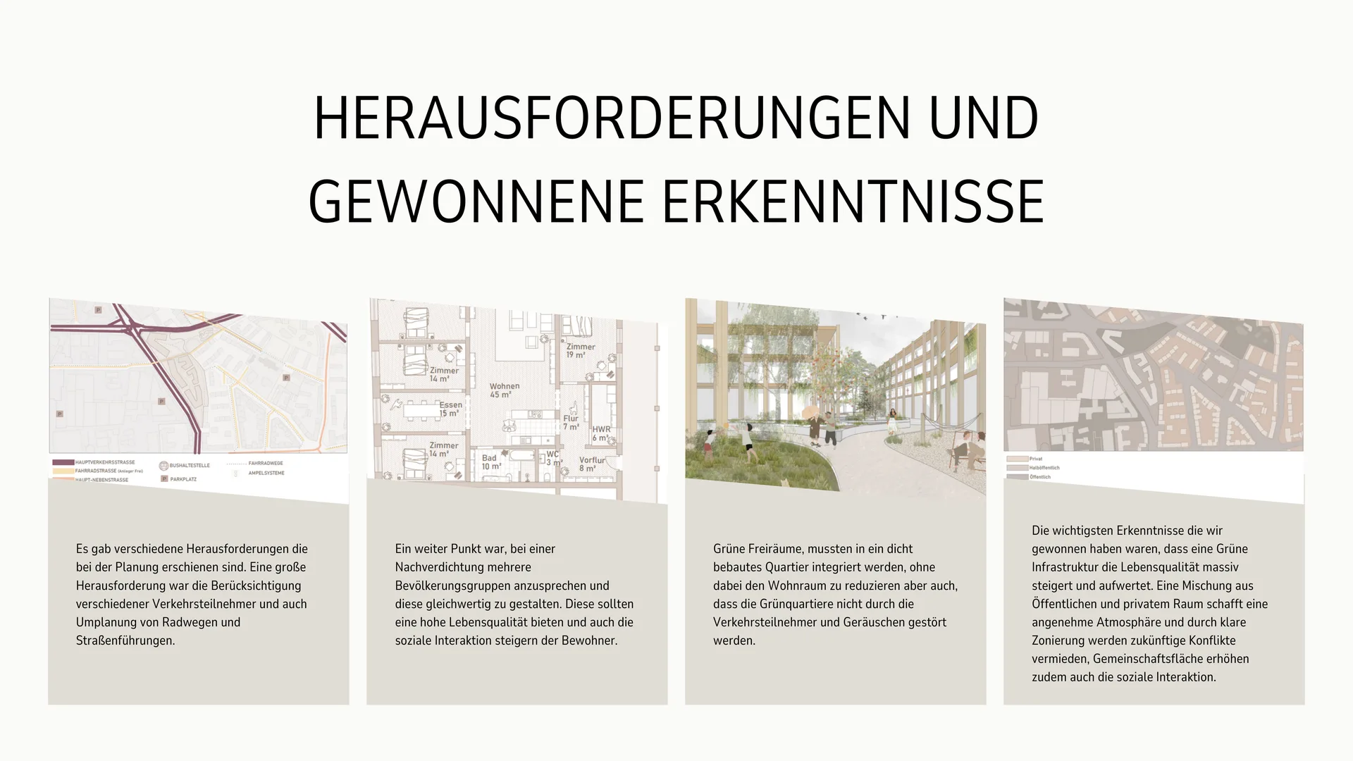 Herausforderungen und gewonnene Erkenntnisse